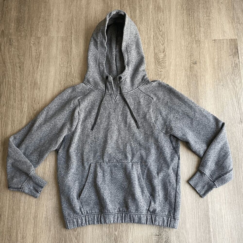 Lululemon Warm For Winter Hoodie Heather Speckled Black 6 - Picture 2 of 7